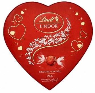 Chocolate Lindt Lindor Heart Box 160gr
