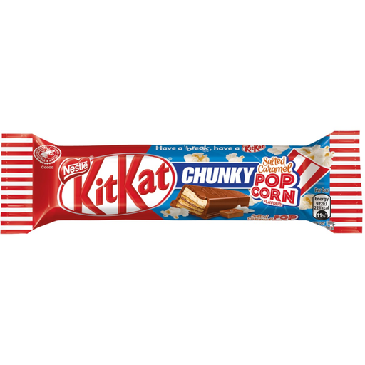 Chocolate Kit Kat Salted Caramel Popcorn 42gr