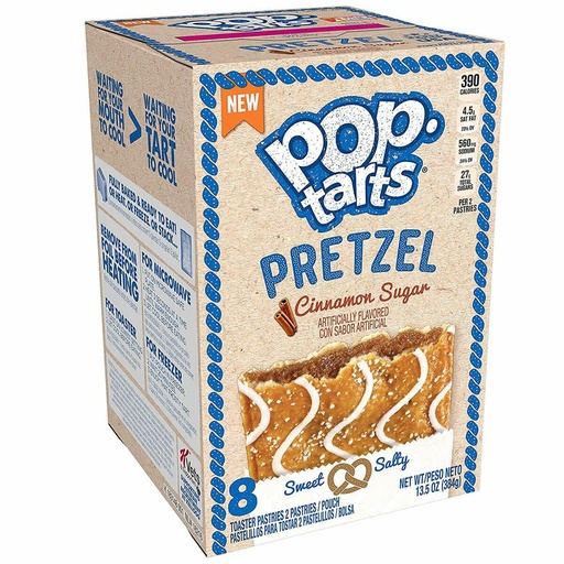 Cookies Pop Tarts Pretzel Cinnamon 8p 384gr