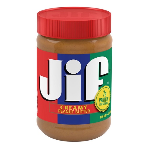 Candy JIF Creamy Peanut Butter 454gr