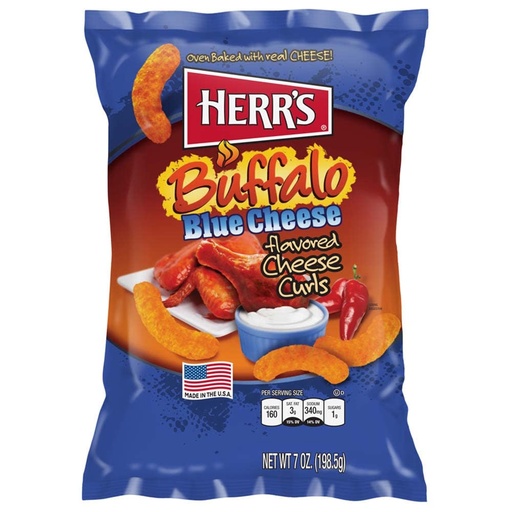 Chips Herr's Buffalo Blue cheese 198gr