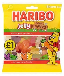Candy Haribo Jelly Babies Bunnies 160gr