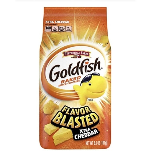 Chips Goldfish Explosive Xtra Cheddar Crackers 187gr