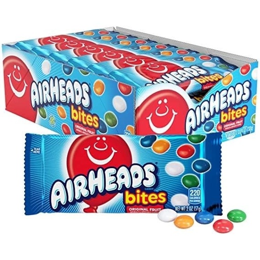 [73390014360] Candy Airheads Fruit Bites 57gr
