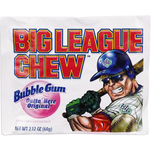 Candy Big League Chew Original Bubble Gum 60g