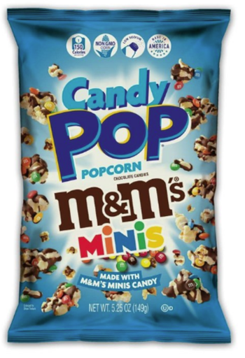 Candy Popcorn Pop M&M Mini's 149gr