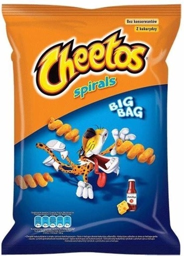 Chips Cheetos Ketchup Spirals 80gr