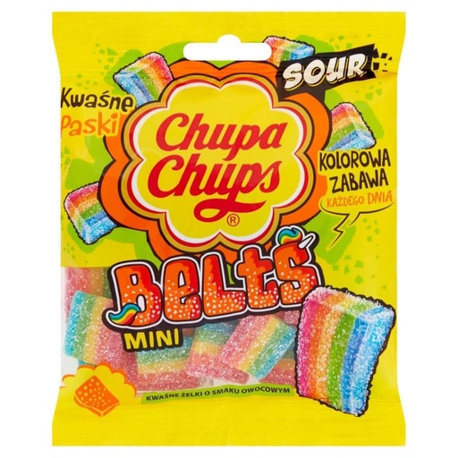 Candy Chupa Chups Sour Belts 90gr