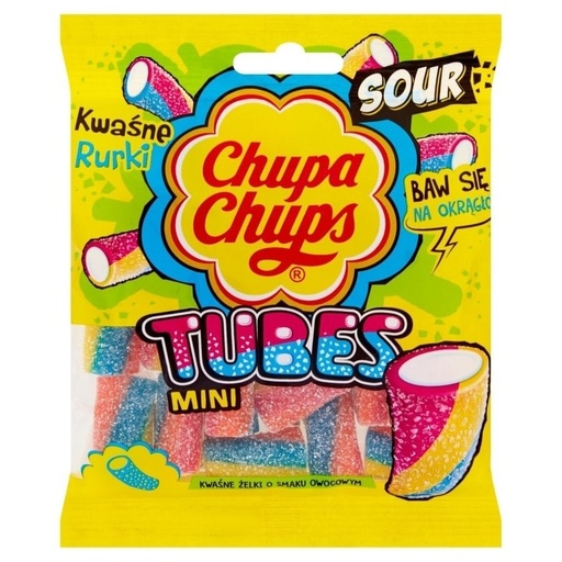 Candy Chupa Chups Sour Tubes 90gr
