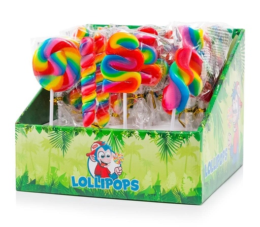 Candy Felko Mini Lollipops Assorti Rainbow 17gr