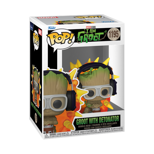 [70653] Funko Marvel 1195 Groot with Detonator I Am Groot