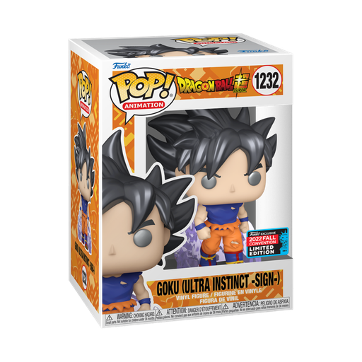 [65893] Funko Animation 1232 Goku Ultra Instinct Sign DragonBall Z Super 2022 Fall Convention Limited Edition