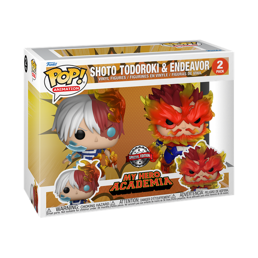 [64993] Funko Animation 2pack Shoto Todoroki & Endeavor MHA My Hero Academia Special Edition