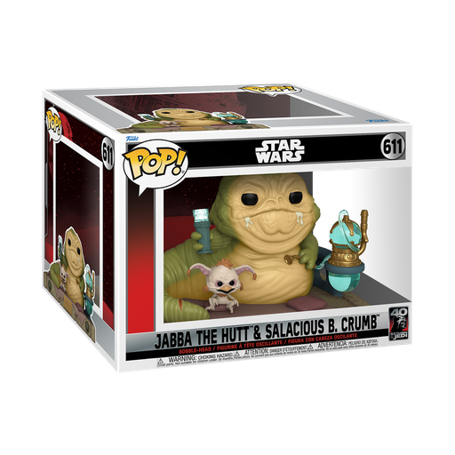 [70742] Funko Star Wars 0611 Jabba the Hutt & Salacious B. Crumb Return of the Jedi 40th Anniversary
