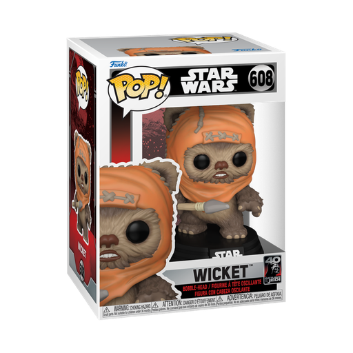 [70745] Funko Star Wars 0608 Wicket Return of the Jedi 40th Anniversary