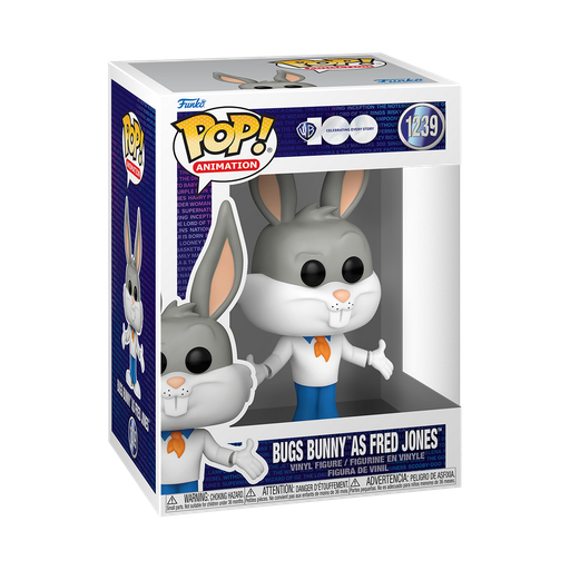 [69424] Funko Animation 1239 Bugs Bunny as Fred Jones WB Warner Bros 100th Looney Tunes & Scooby Doo Mash-Ups