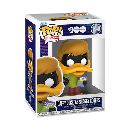 [69425] Funko Animation 1240 Daffy Duck as Shaggy Rogers WB Warner Bros 100th Looney Tunes & Scooby Doo Mash-Ups