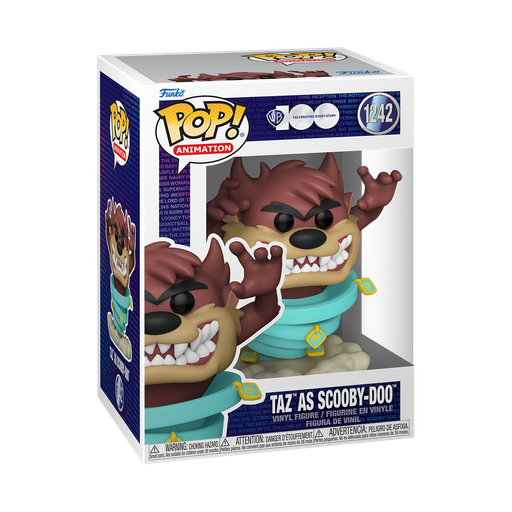 [69427] Funko Animation 1242 Taz as Scooby-Doo WB Warner Bros 100th Looney Tunes & Scooby Doo Mash-Ups
