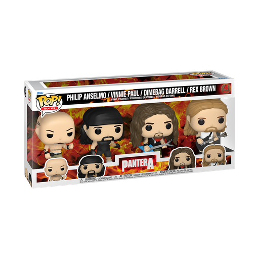 [67433] Funko Rocks 4pack Pantera Philip Anselmo/Vinnie Paul/Dimebag Darrell/Rex Brown