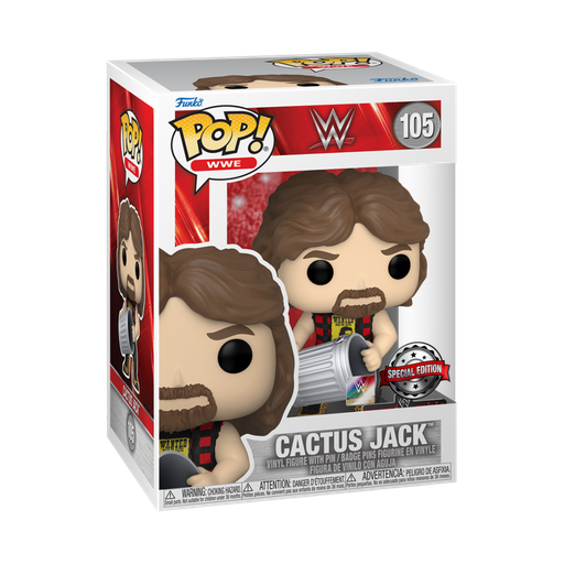 [62368] Funko WWE 105 Cactus Jack with Trash Can Special Edition World Wrestling Entertainment
