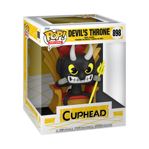 [61416] Funko Games 0898 Devil in Chair Devil's Throne Deluxe Cuphead S3