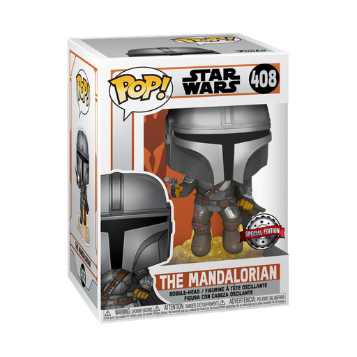 [51405] Funko Star Wars 0408 Mando Flying with Blaster Mandalorian Special Edition