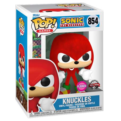 [61034] Funko Games 0854 Knuckles Flocked Special Edition Sonic the Hedgehog