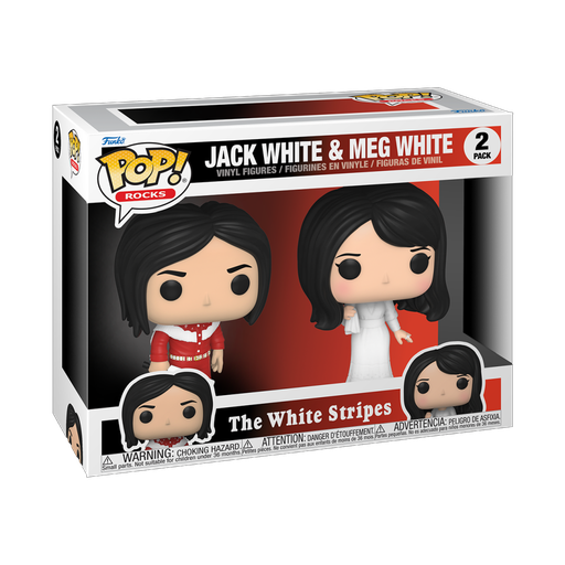 [61428] Funko Rocks 2pack Jack White & Meg White The White Stripes