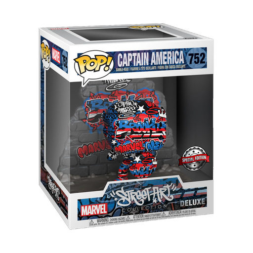 [49636] Funko Marvel 0752 Captain America Street Art Collection Special Edition Deluxe