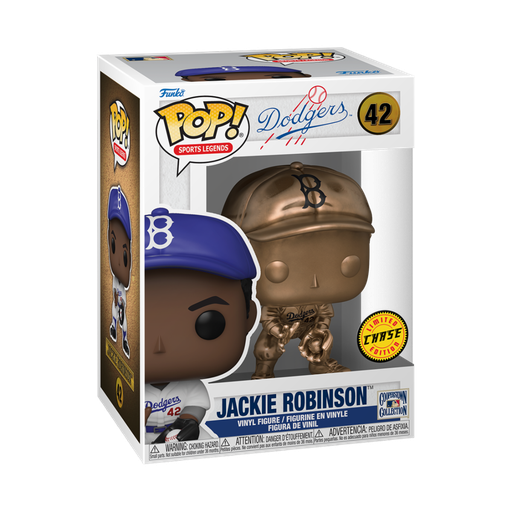 [59418] Funko Sports Legends 042 Jackie Robinson Bronze Chase Limited Edition Dodgers MLB Major League Baseball