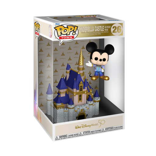 [58965] Funko Disney 0026 Cinderella Castle and Mickey Mouse Walt Disney World 50th Anniversary Town