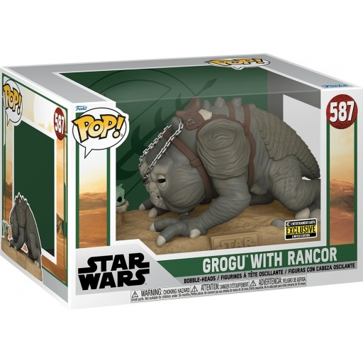 [69056] Funko Star Wars 0587 Grogu with Rancor Jumbo 10inch Special Edition The Mandalorian