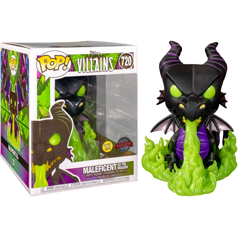 [58172] Funko Disney 1106 Maleficent as Dragon Jumbo Glow in the Dark Special Edition Sleeping Beauty Disney Villains