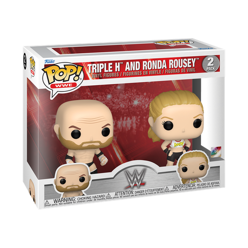 [70621] Funko WWE 2pack Triple H and Ronda Rousey World Wrestling Entertainment