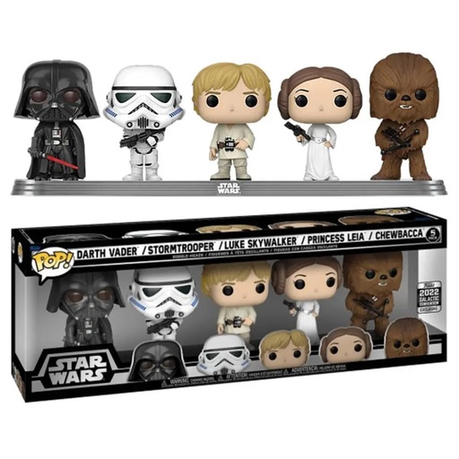 [64122] Funko Star Wars 5pack 2022 Funko Galactic Convention Exclusive