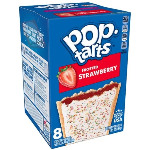 Cookies Pop Tarts Frosted Strawberry 8p 384gr