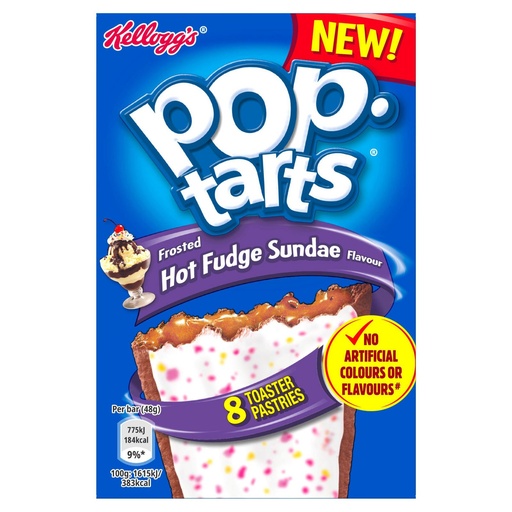 Cookies Pop Tarts Frosted Hot Fudge Sundae 8p 384gr