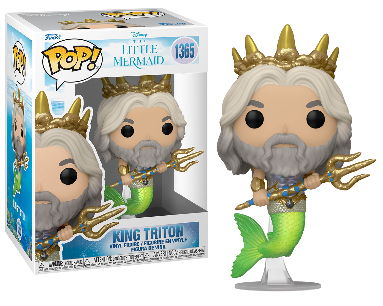 [70735] Funko Disney 1365 King Triton The Little Mermaid