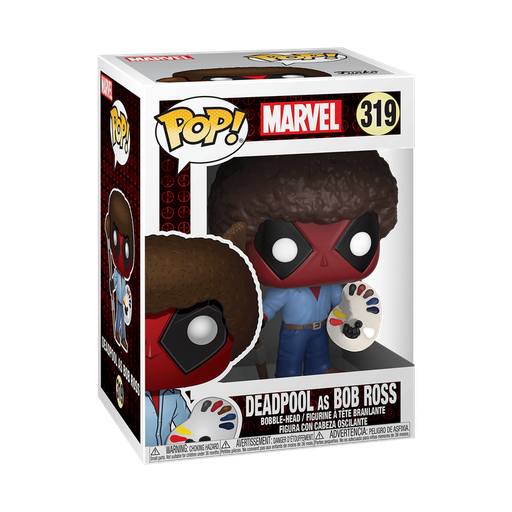 [30865] Funko Marvel 0319 Deadpool as Bob Ross