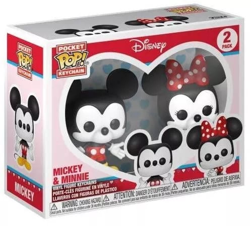 [36368] Funko Keychain 2pack Disney Mickey & Minnie Mouse