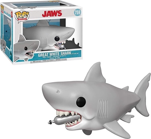 [38567] Funko Movies 0759 Great White Shark with Diving Tank Jaws