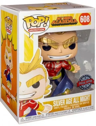 [43822] Funko Animation 0608 Silver Age All Might Metallic Special Edition My Hero Academia MHA