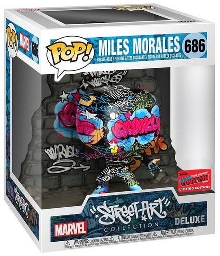 [49543] Funko Marvel 0686 Miles Morales Street Art Collection 2020 Fall Convention Limited Edition Spider-Man