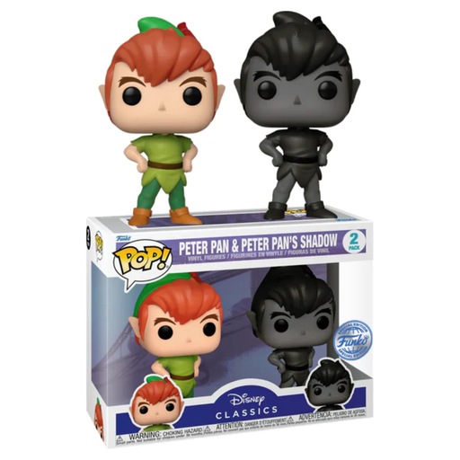 [62340] Funko Disney 2pack Peter Pan & Peter Pan's Shadow Funko Special Edition Disney Classics