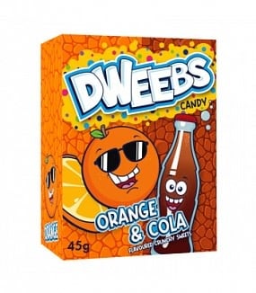 [5056192409201] Candy Dweebs Orange & Cola 45g