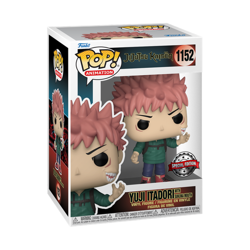 [64979] Funko Animation 1152 Yuji Itadori with Sukuna Mouth Jujutsu Kaisen