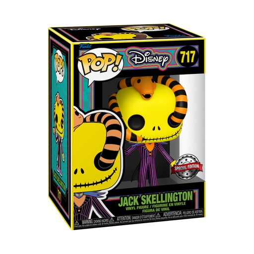 [64964] Funko Disney 0717 Jack Skellington with Snake Blacklight Special Edition TNBC The Nightmare Before Christmas