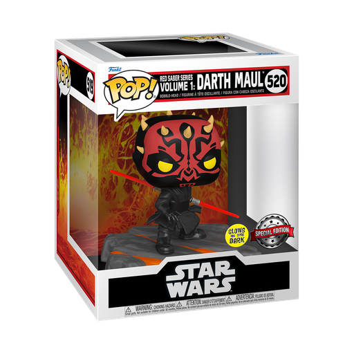 [63294] Funko Star Wars 0520 Red Saber Series Volume 1 Darth Maul GITD Special Edition