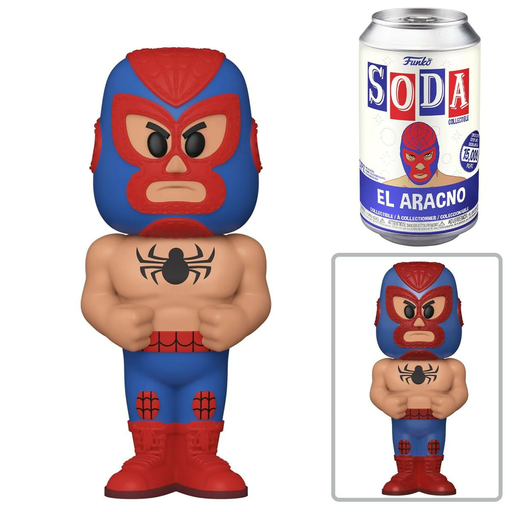 [54507] Funko SODA El Aracno Spider-Man Chance of Metallic Chase Luchadores