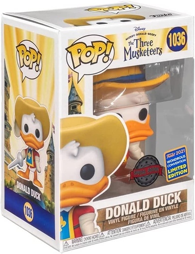 [55207] Funko Disney 1036 Donald Duck 2021 Wondrous Convention Limited Edition Special Edition The Three Musketeers